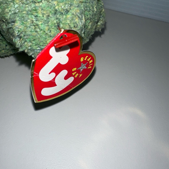 Ty Beanie Baby Shamrock Green Collectible Plush Toy 2000 Vintage - Picture 6 of 16